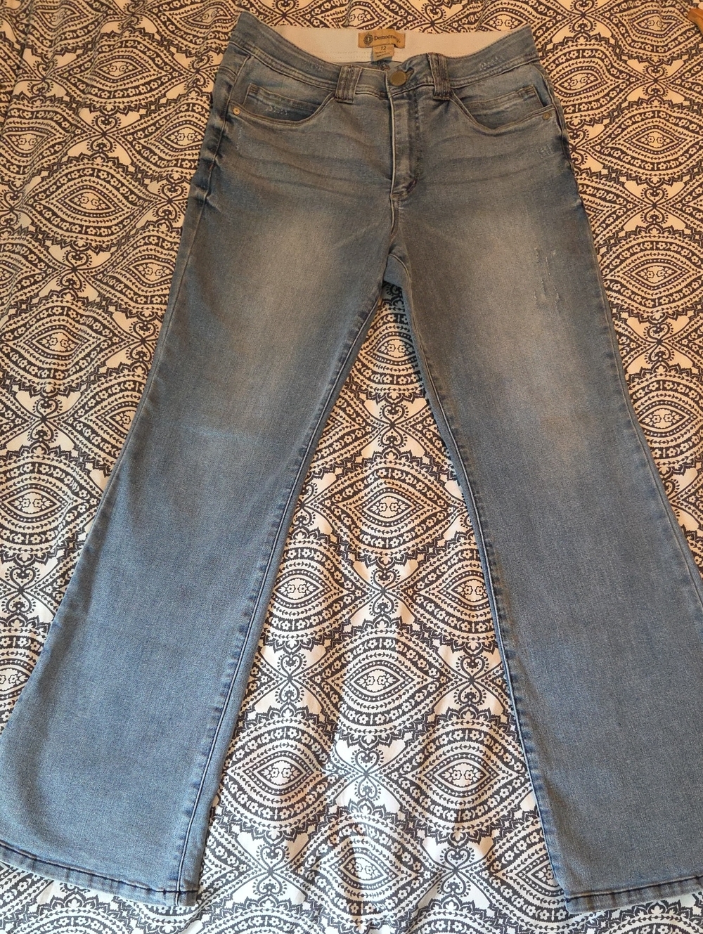 Democracy "Ab"solution Light Blue Flare Jeans